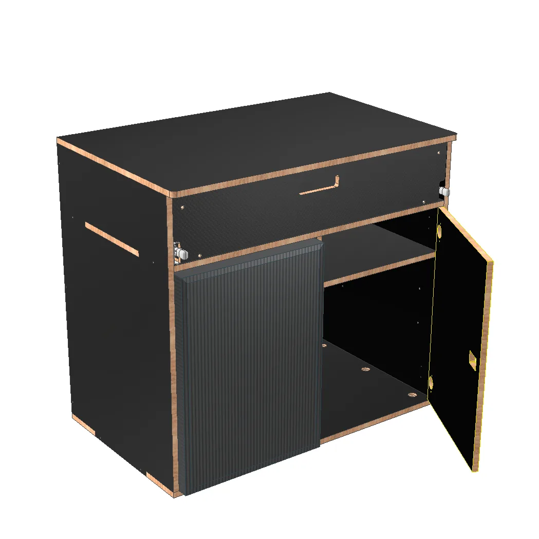 FRIGGA - Fridge cabinet, with drawer and cupboard — image 2
